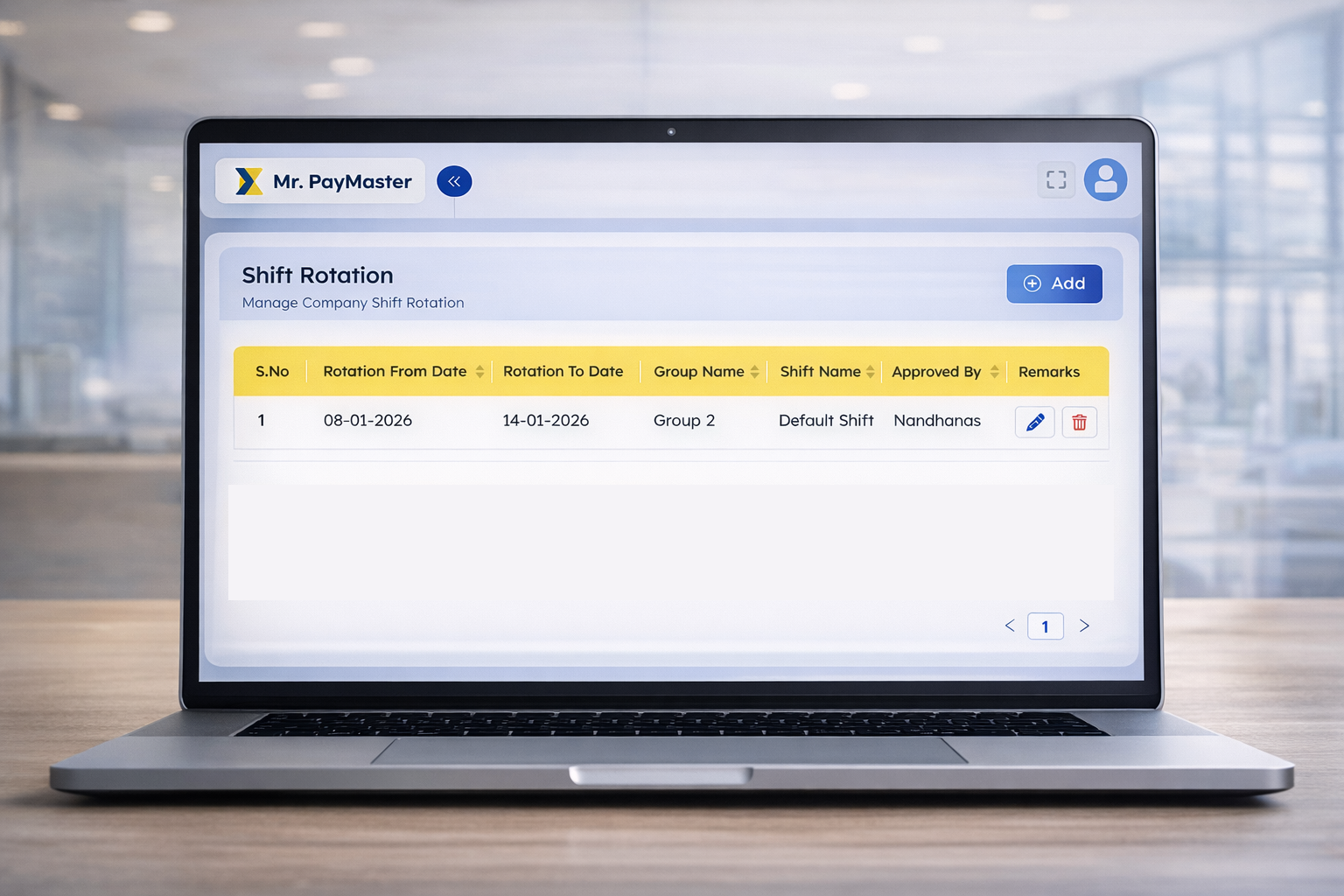 Shift Management Dashboard